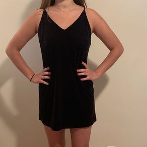 Beautiful black velvet dress!